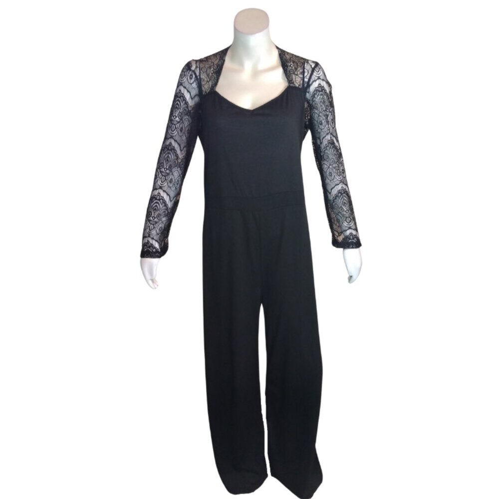 Black Jumpsuit with lace